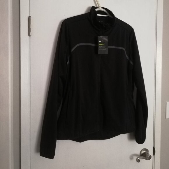 Nike New Women's Black Golf Shield Jacket - Size L - Picture 2 of 9
